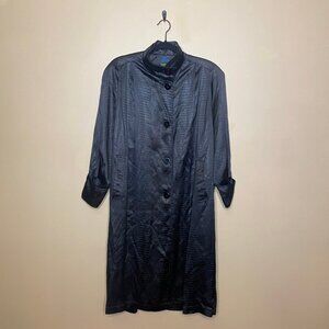 Cool Girl Vintage Snake Skin Trench Coat